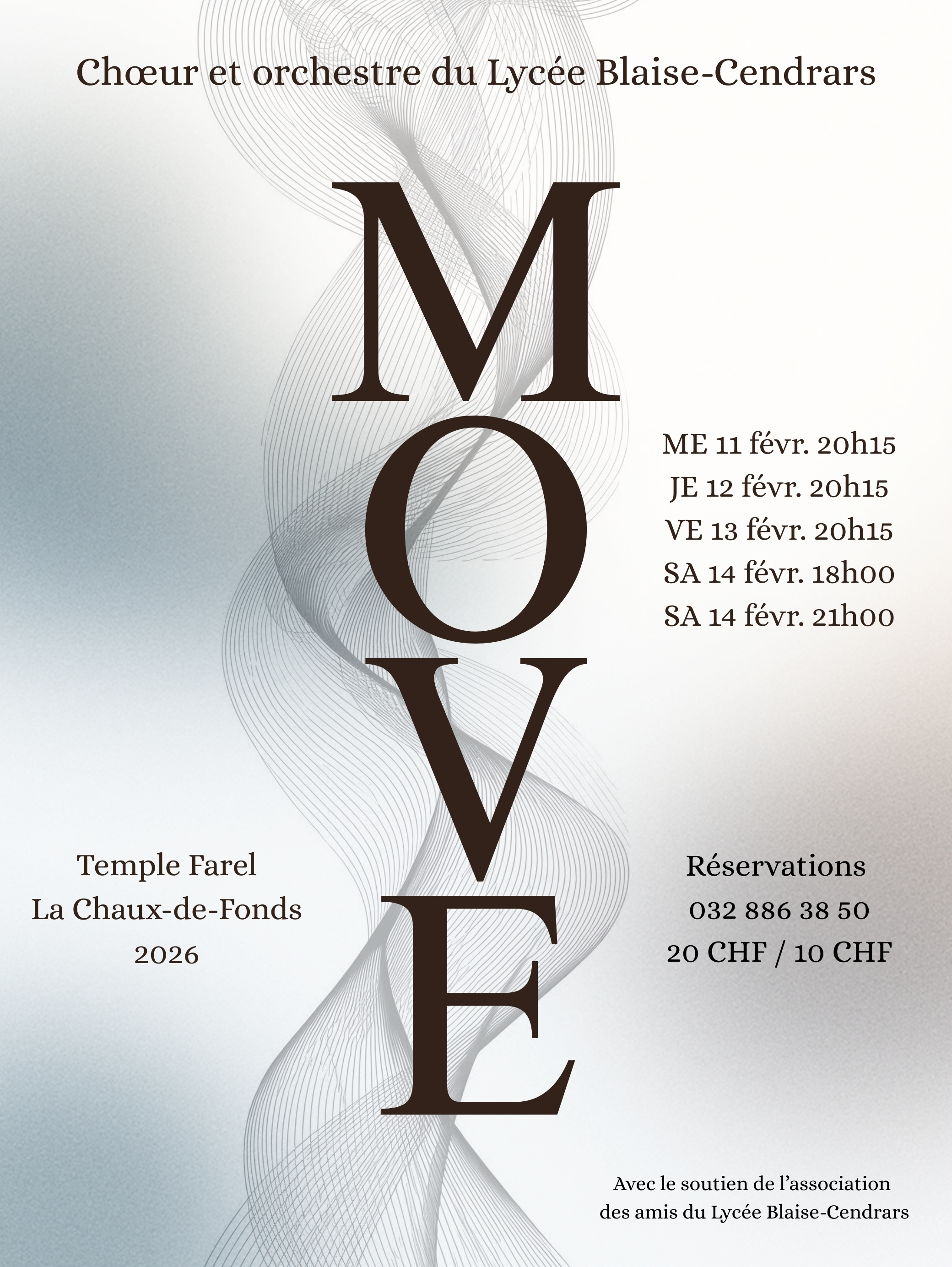 MOVE – Spectacle de la chorale du Lycée Blaise-Cendrars